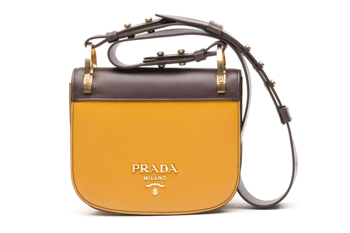 На фото: маленькая сумочка - новинка сезона из коллекции Prada.