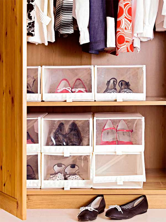 хранение обуви в гардеробе