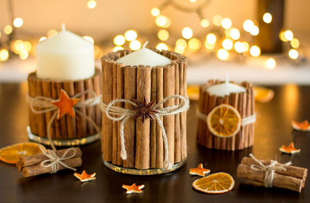 Новогодние подсвечники своими руками 2017