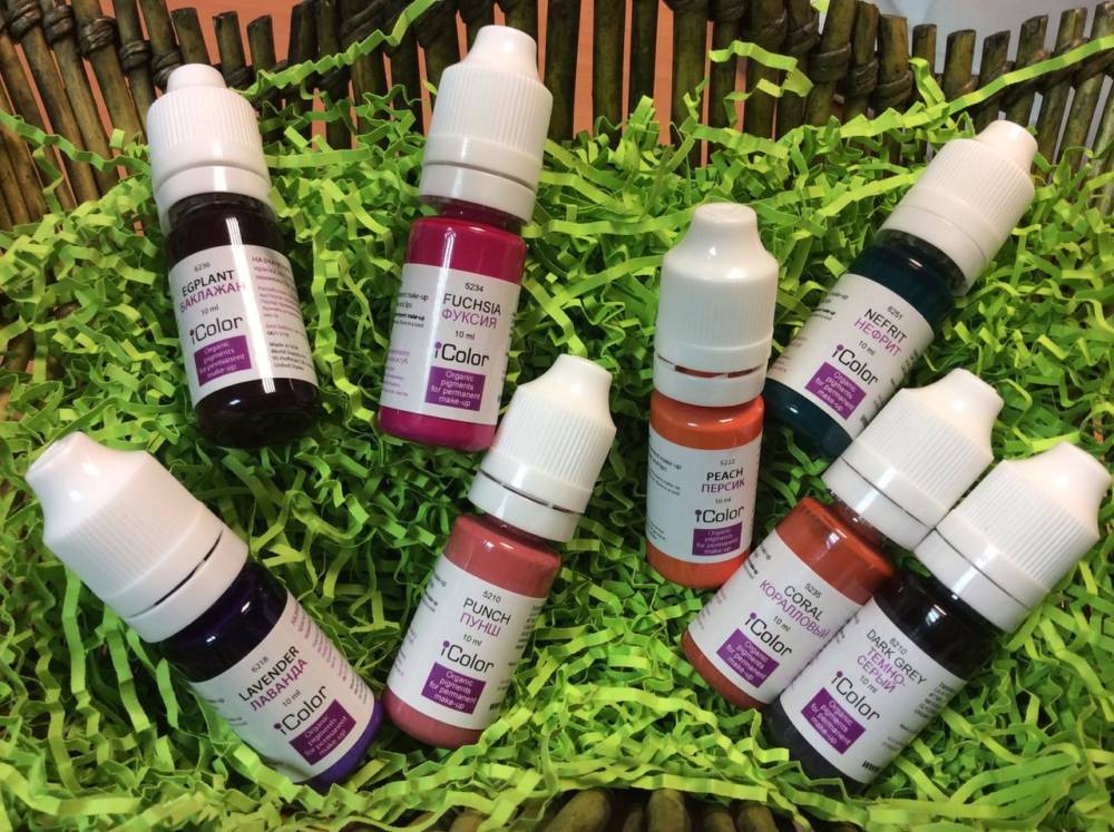 Какие пигменты для перманентного макияжа купить в зависимости от техники нанесения