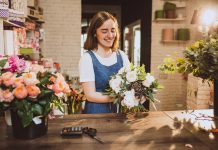 Сайт для цветочного бизнеса: оттенки, элементы и детали